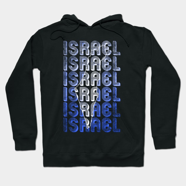 Israel Map Hoodie by Mila46